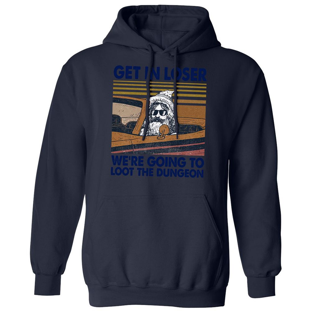 We're Going To Loot The Dragon Classic Unisex Hoodie - Navy - 8