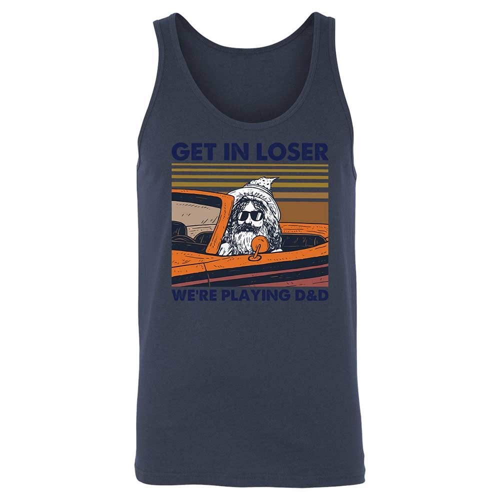 Get in Loser Unisex Jersey Tank - Navy - 8