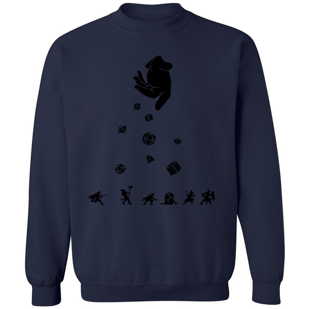 Rocks Fall, Everyone Dice Classic Unisex Sweatshirt - Navy - 8