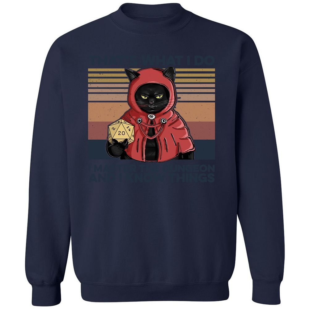 I Master The Dungeons Classic Unisex Sweatshirt - Navy - 8