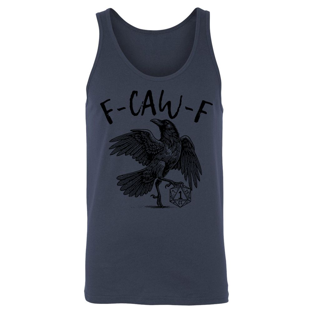 Unisex Jersey Tank - White - Navy - 8