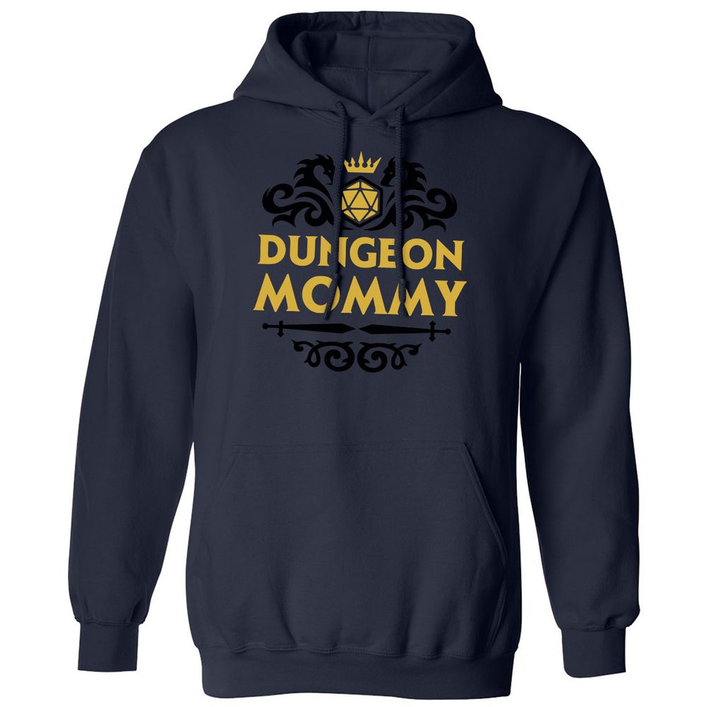 Dungeon Mommy Classic Unisex Hoodie - Navy - 8