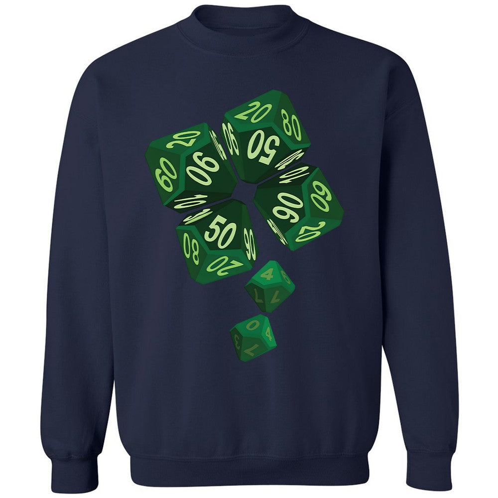 Dice Clover Classic Unisex Sweatshirt - Navy - 8