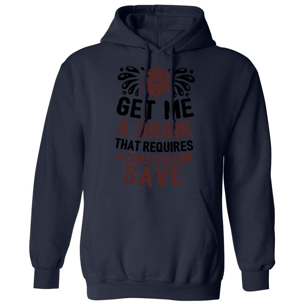 Get Me A Drink Classic Unisex Hoodie - Navy - 8