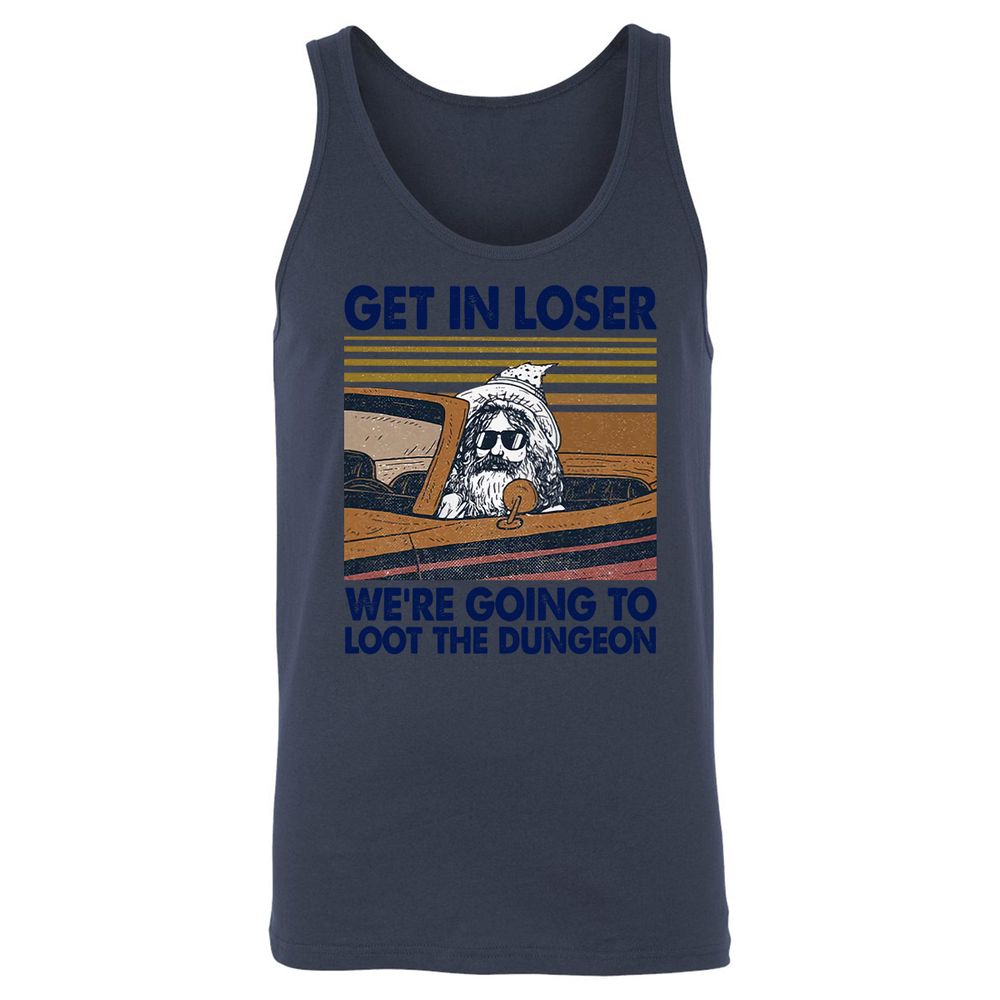 We're Going To Loot The Dragon Unisex Jersey Tank - Navy - 8