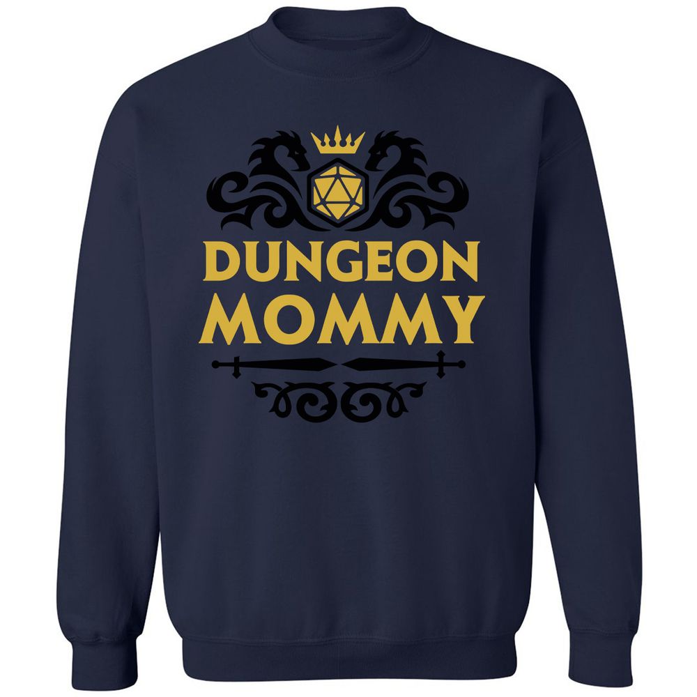 Dungeon Mommy Classic Unisex Sweatshirt - Navy - 8