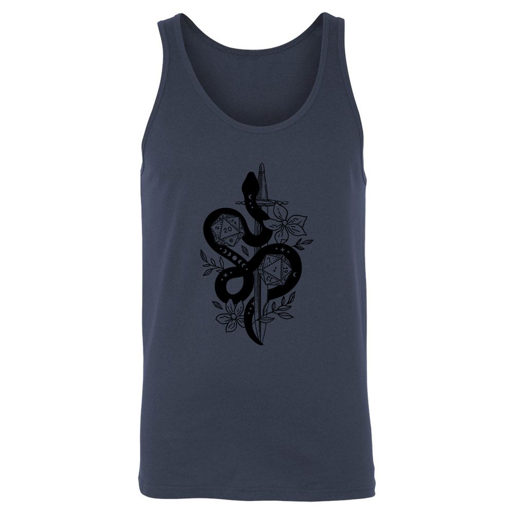 D20 Snake and Sword - Navy - 8