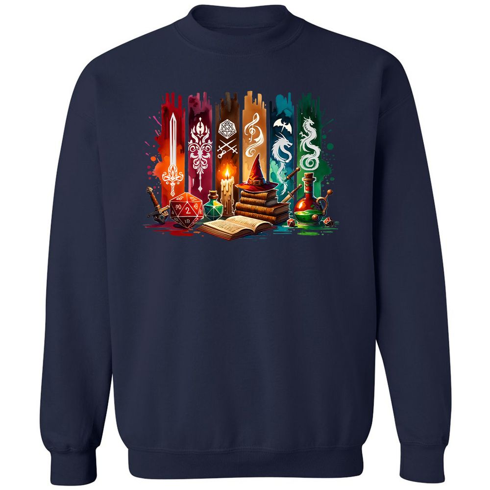 DnD Classes Classic Unisex Sweatshirt - Navy - 8