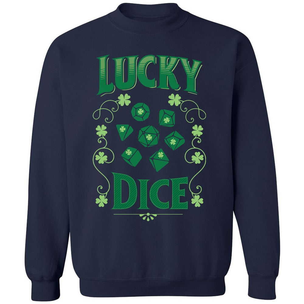 Lucky Dice Classic Unisex Sweatshirt - Navy - 8