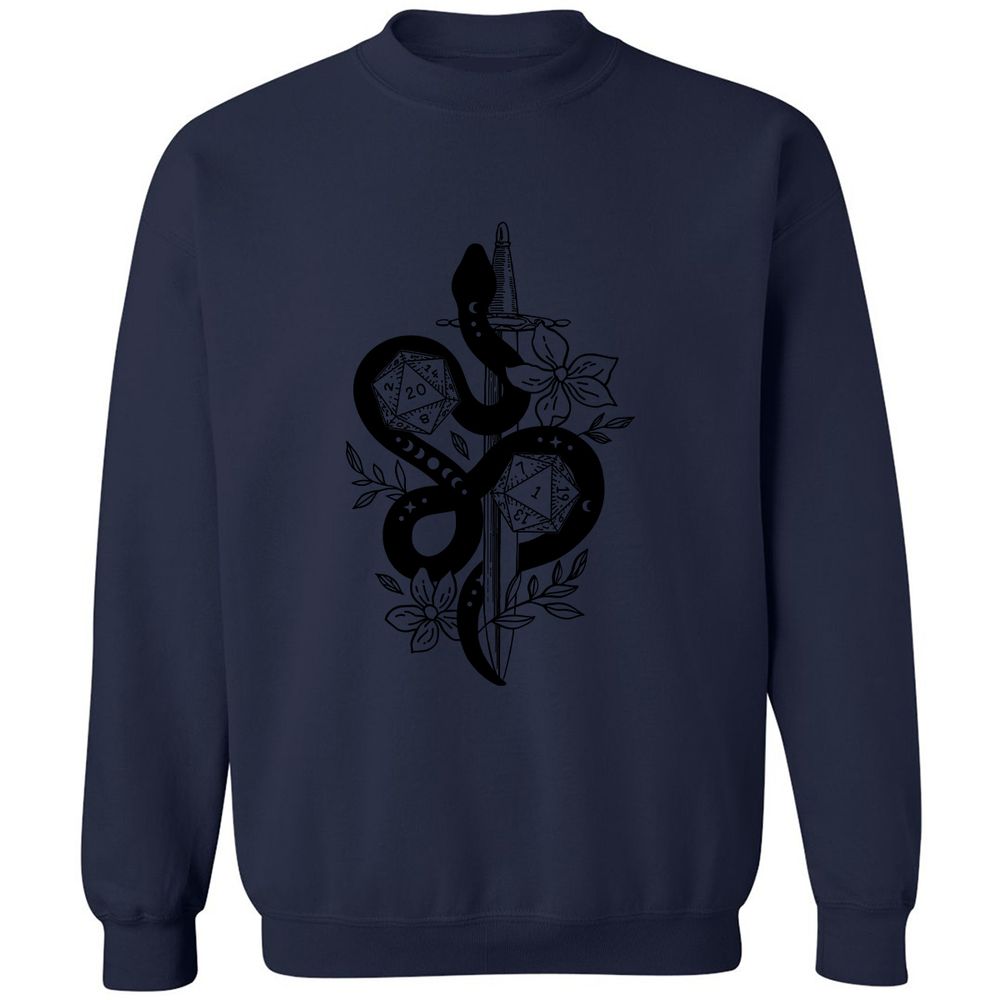 D20 Snake and Sword - Navy - 8