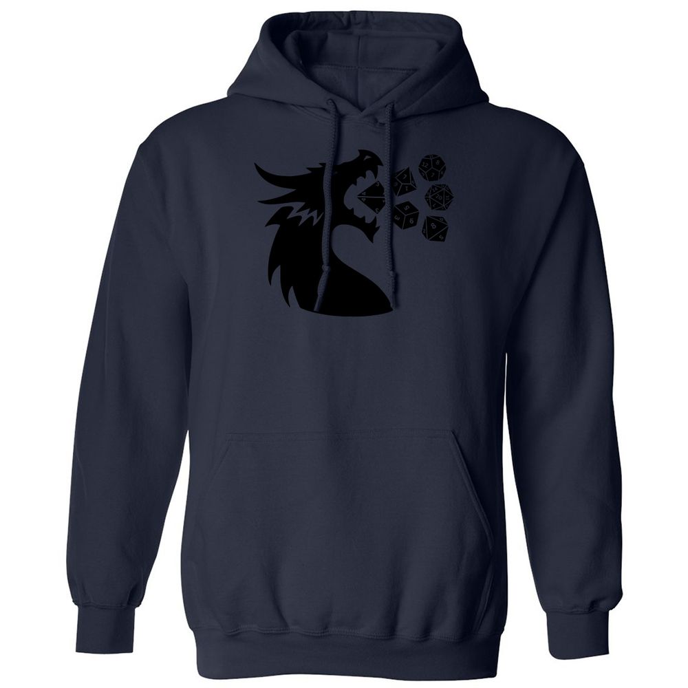 Pac And Dragon Classic Unisex Hoodie - Navy - 8