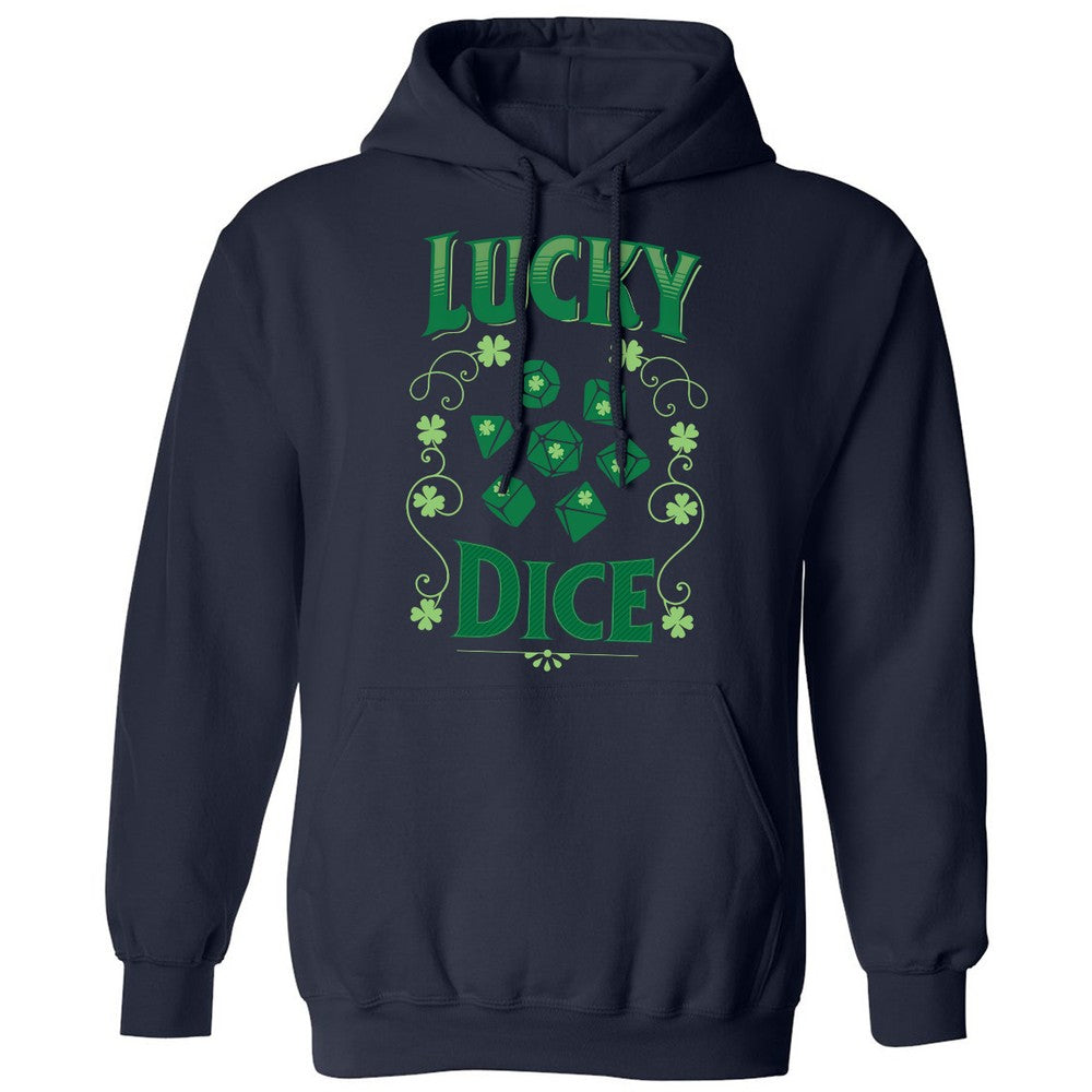 Lucky Dice Classic Unisex Hoodie - Navy - 8