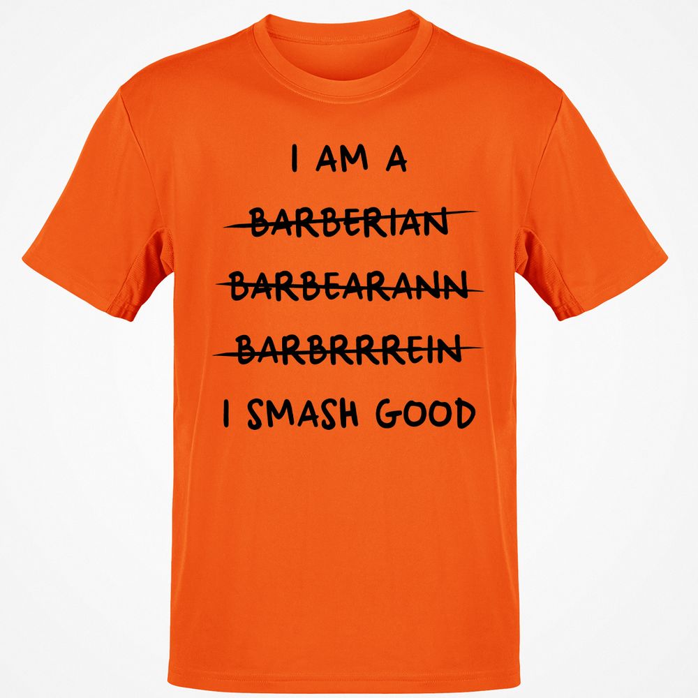 I Am A Barbarian Classic Unisex T-Shirt - Orange - 8