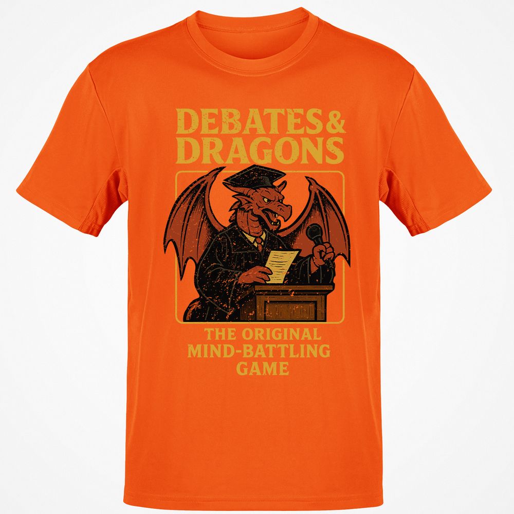 Debates & Dragons Classic Unisex T-Shirt - Orange - 8
