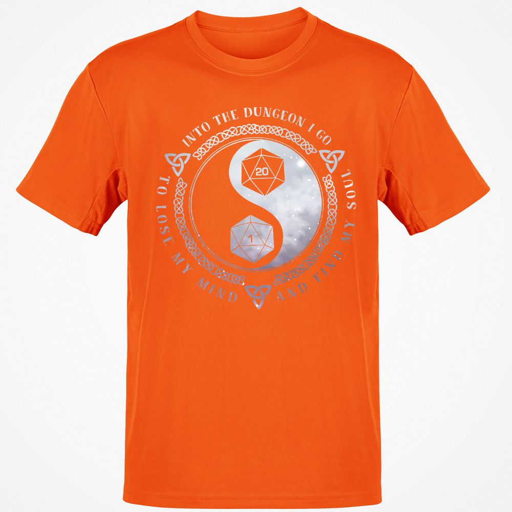 Into The Dungeon I Go T-Shirt - Orange - 8