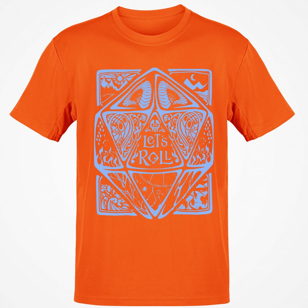 Let's Roll Classic Unisex T-Shirt - Orange - 8