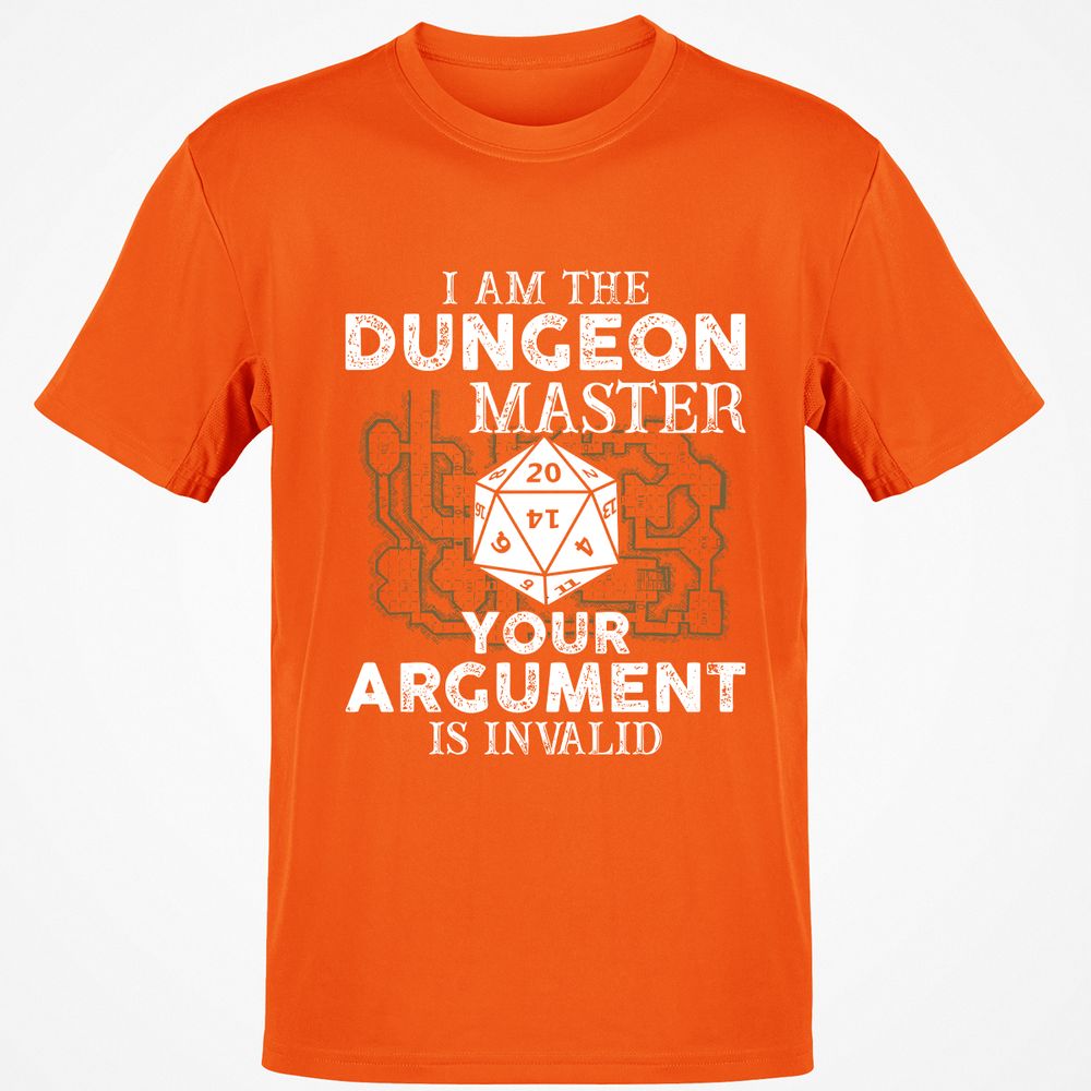 I Am the Dungeon Master – Your Argument Is Invalid - Orange - 8