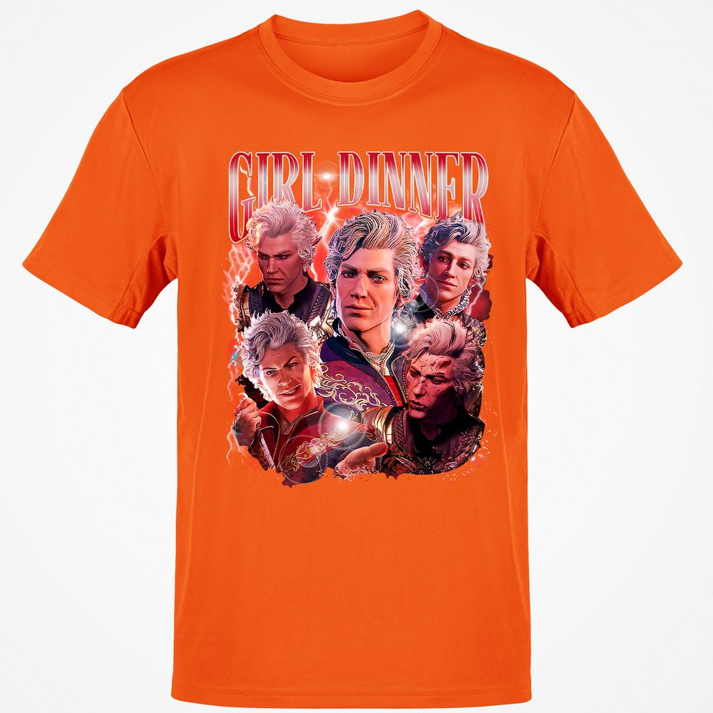 Astarion Girl Dinner Classic Unisex T-Shirt - Orange - 8