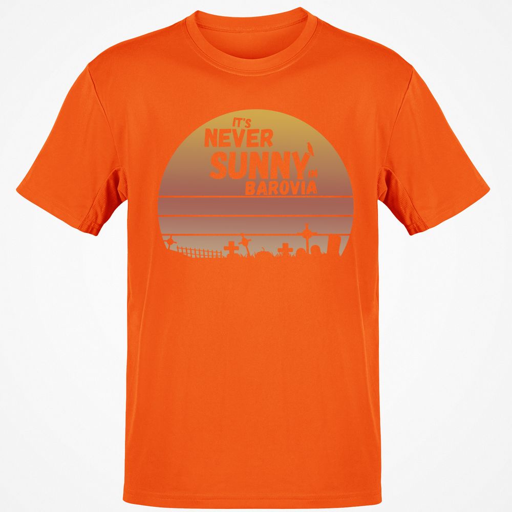 Vintage It's Never Sunny In Barovia Classic Unisex T-Shirt - Orange - 8