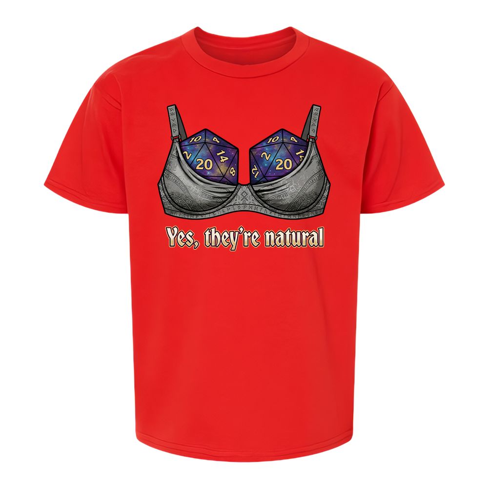 They Are Natural Nat20 Kids T-Shirt - Red - 8