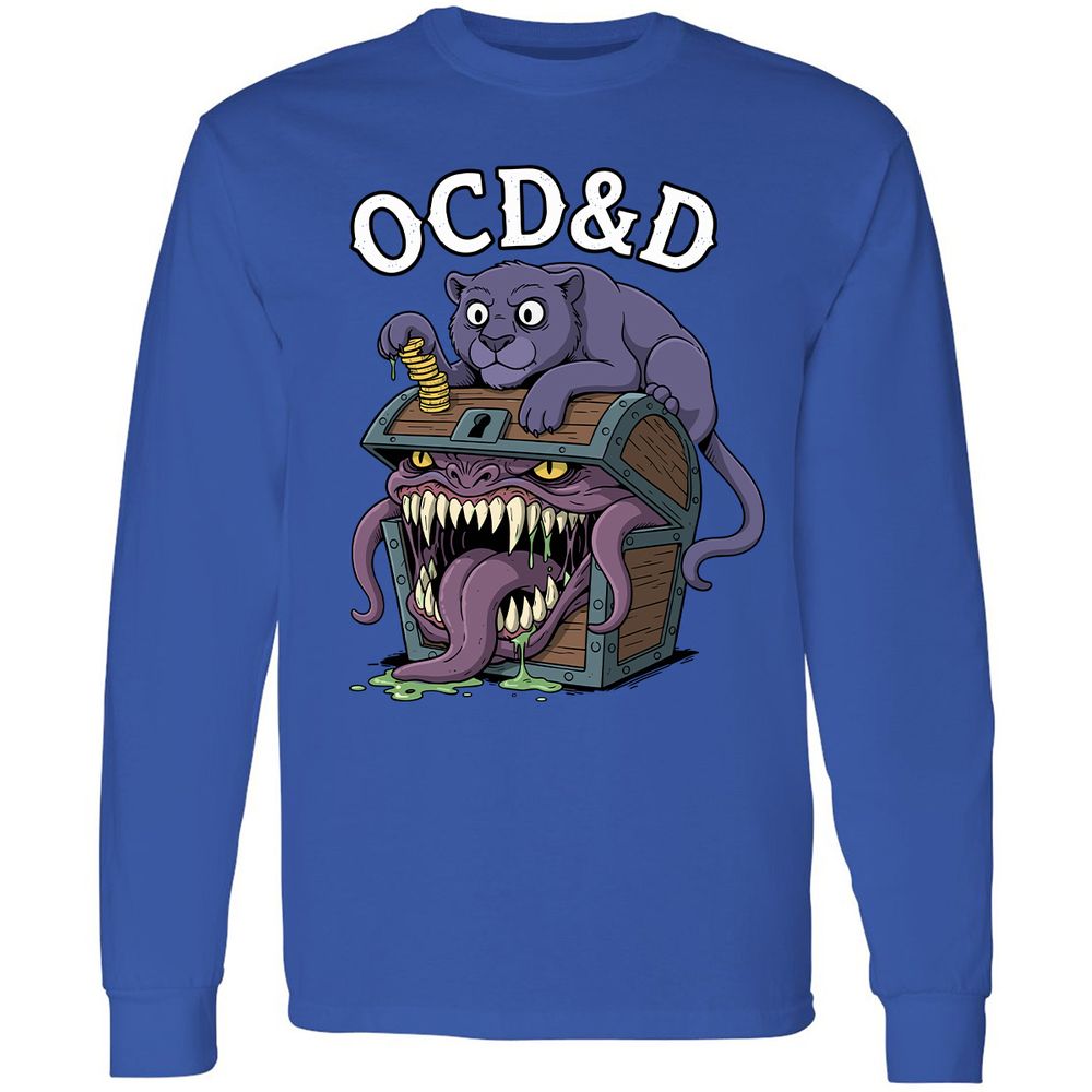 OCD&D Long Sleeve T-Shirt - Royal - 8