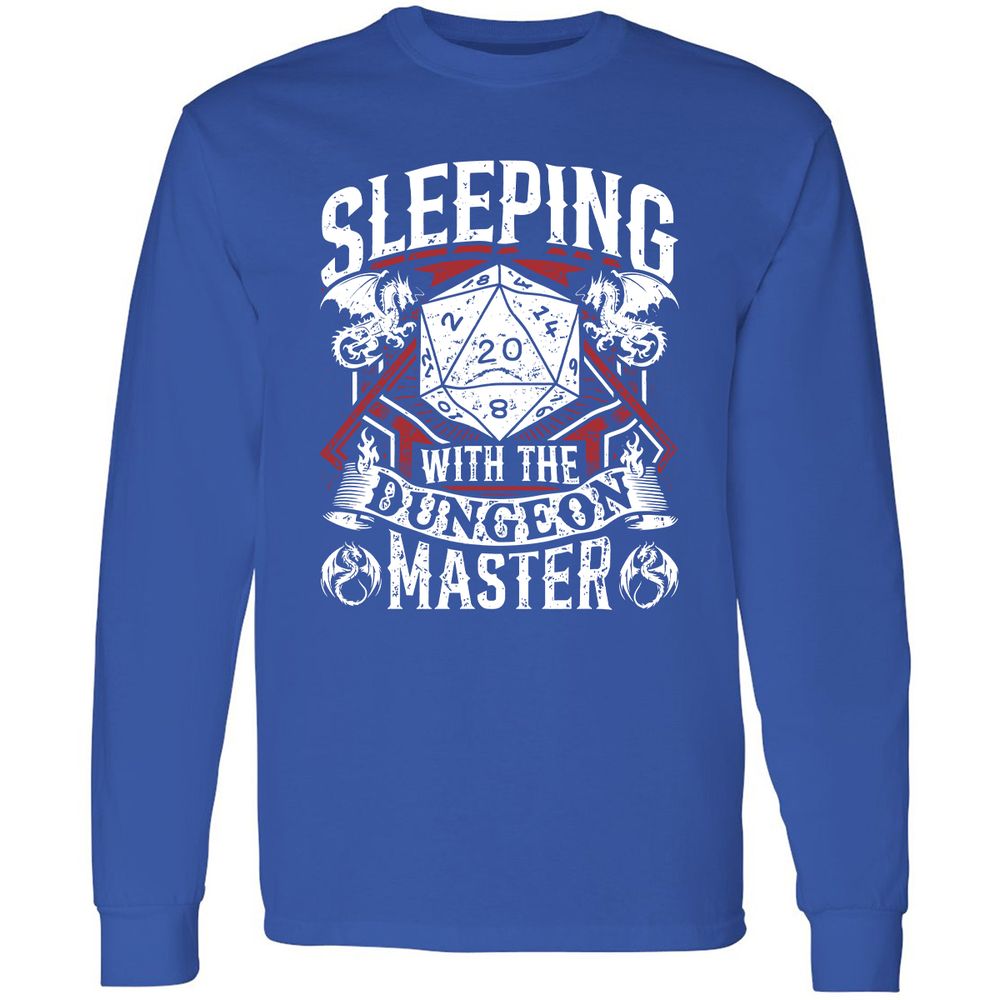 Sleeping With The DM Long Sleeve T-Shirt - Royal - 8