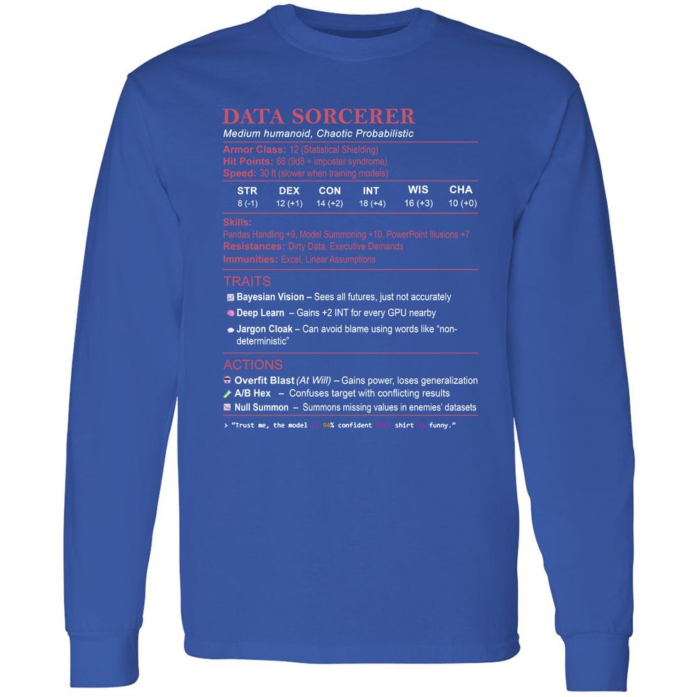 Data Scientist Stats (Data Sorcerer) - Royal - 8