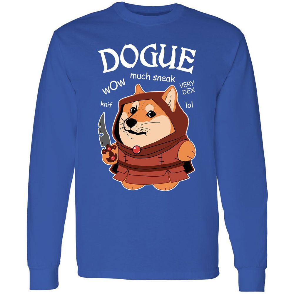 Dogue Class Long Sleeve T-Shirt - Royal - 8