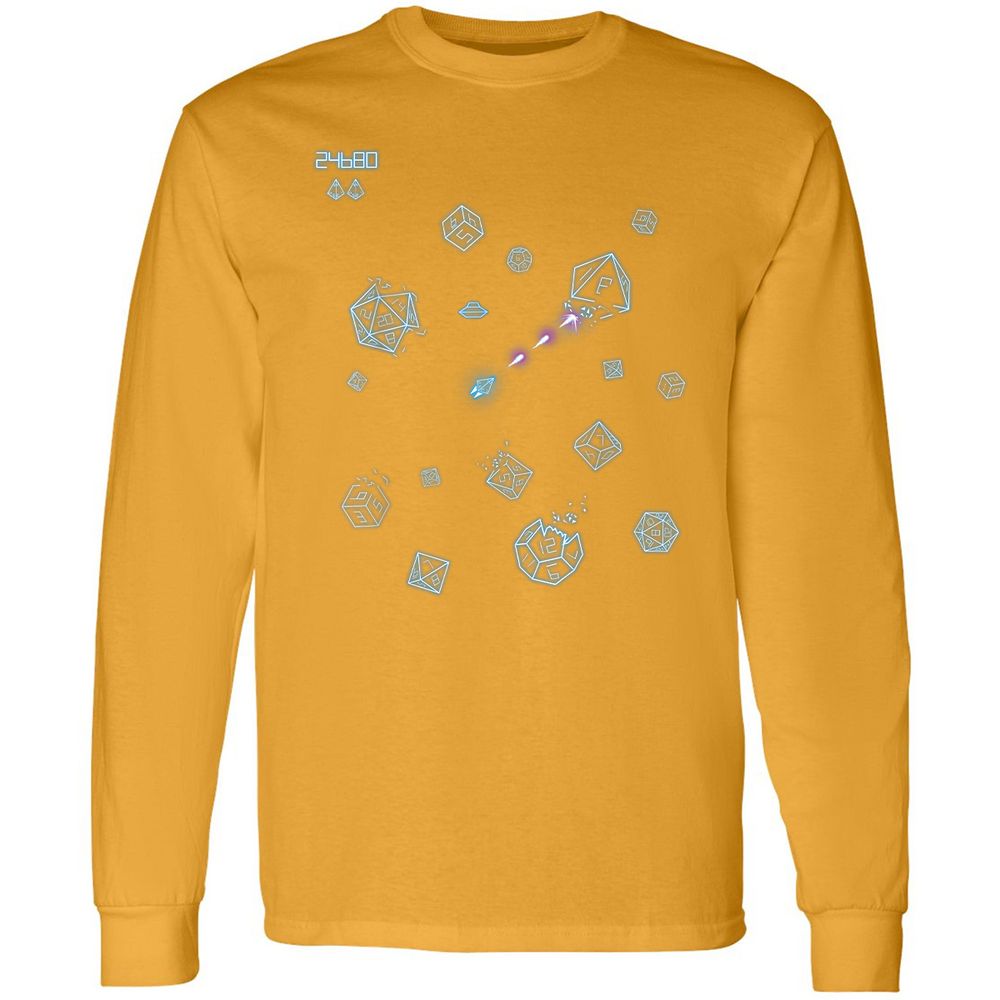 The Dices Game Long Sleeve T-Shirt - Gold - 9