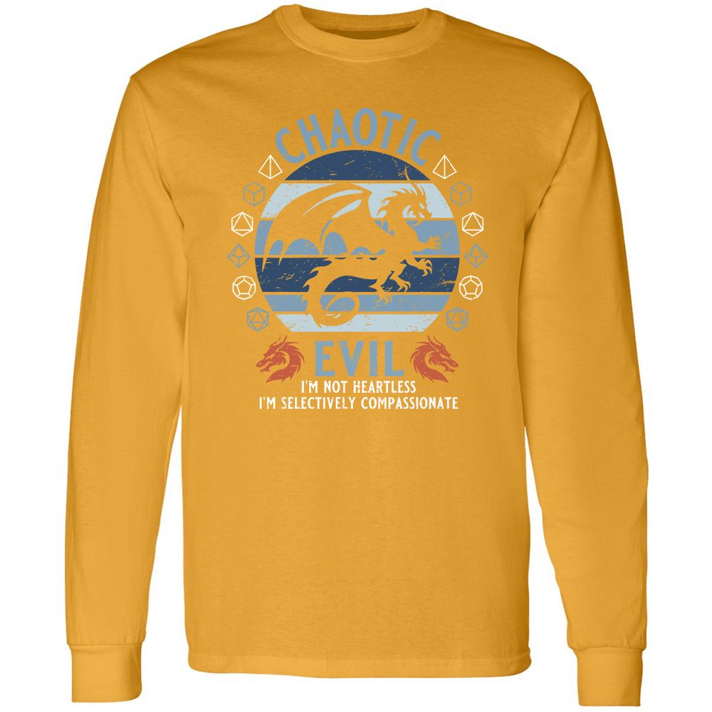 Chaotic Evil 2 Long Sleeve T-Shirt - Gold - 9