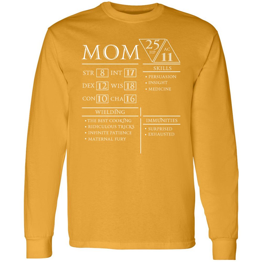 Mom Stats - Gold - 9