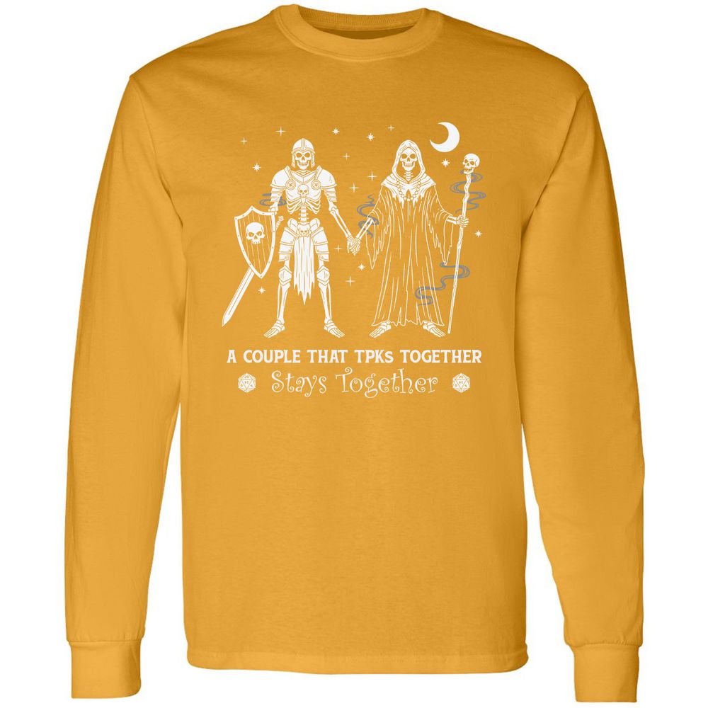 TPK Love – Skeleton Couple - Gold - 9