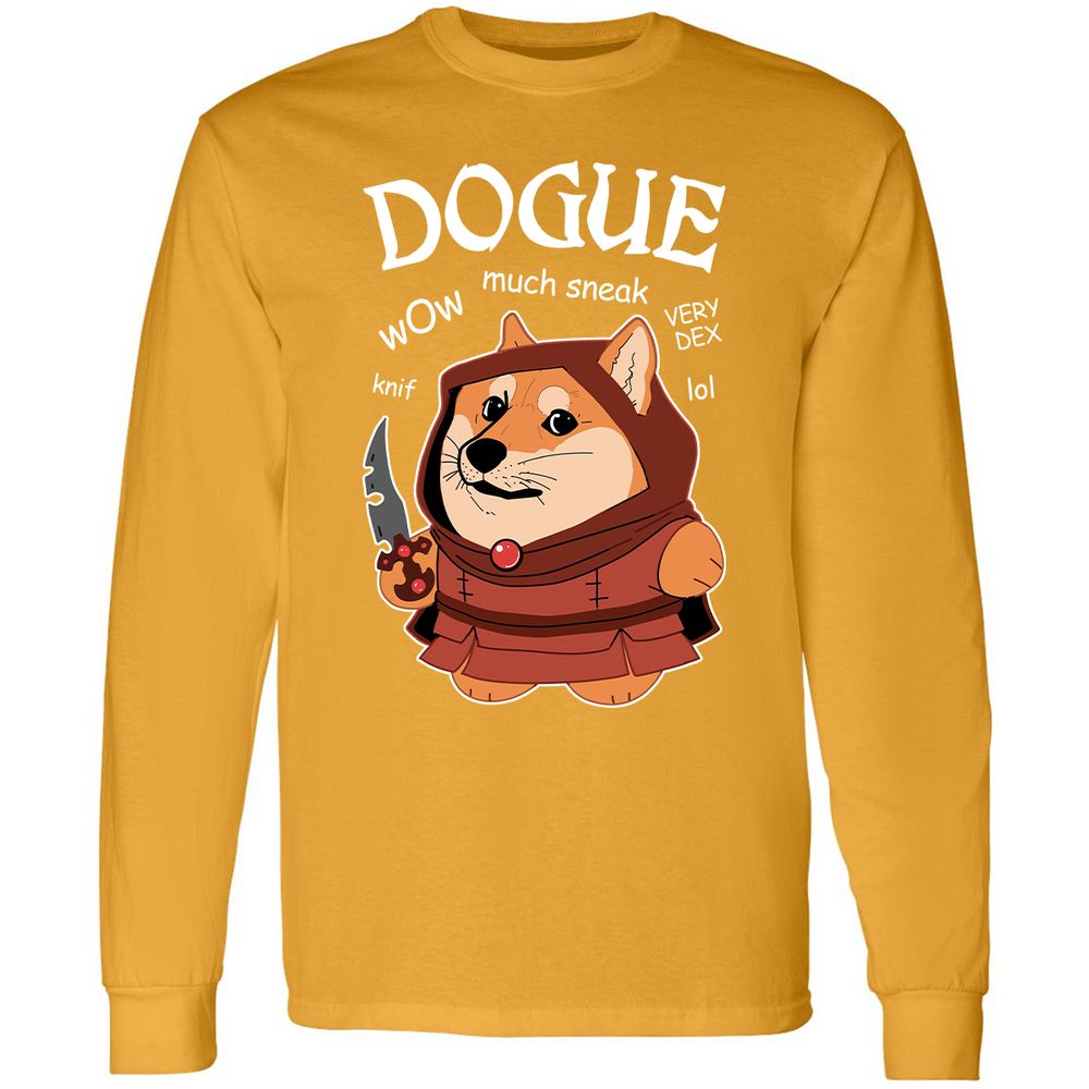 Dogue Class Long Sleeve T-Shirt - Gold - 9