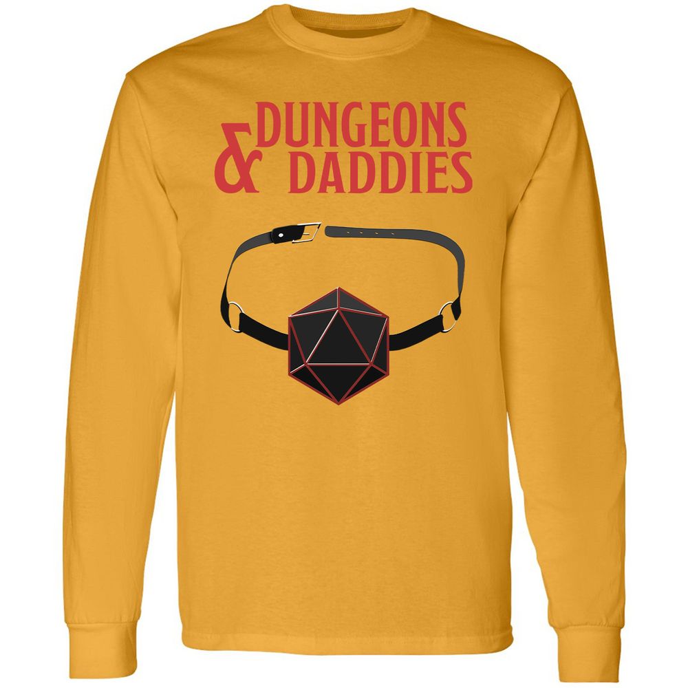 Dungeons And Daddies Long Sleeve T-Shirt - Gold - 9