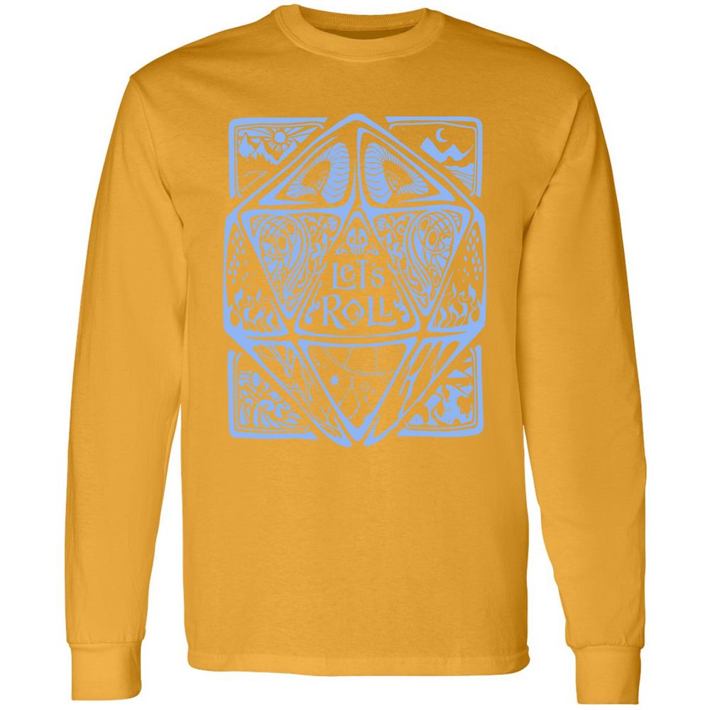 Let's Roll Long Sleeve T-Shirt - Gold - 9