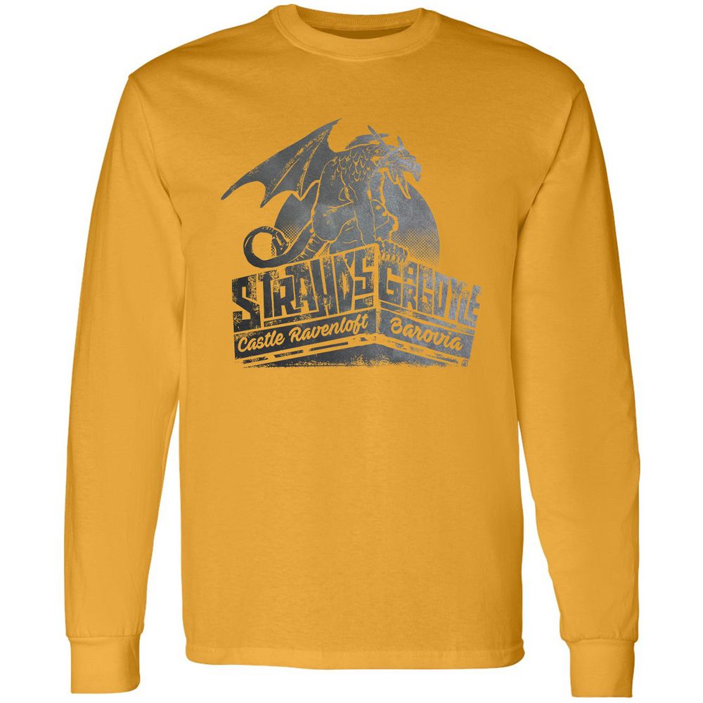 Strahd’s Gargoyle Long Sleeve T-Shirt - Gold - 9