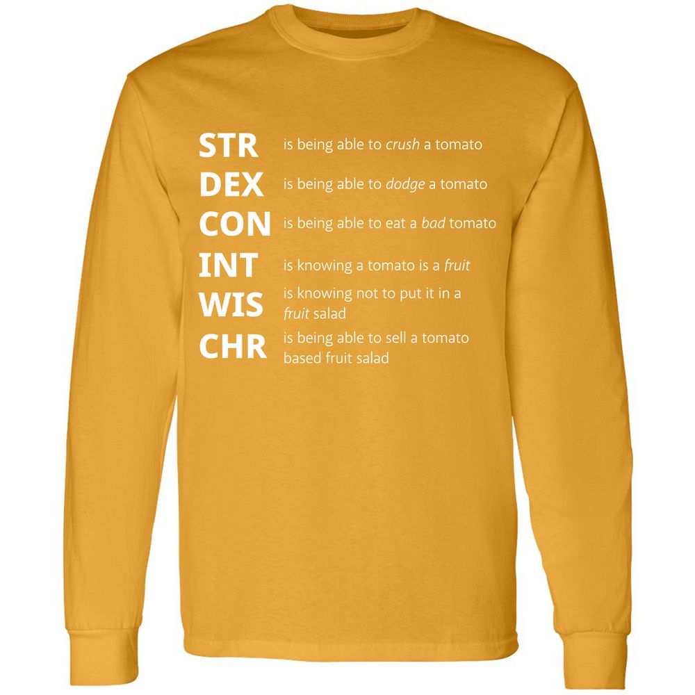 Tomato Stats – RPG Meme Edition - Gold - 9