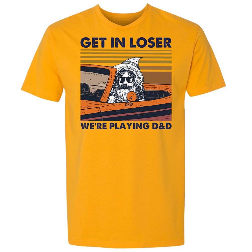 Get in Loser Premium Unisex T-Shirt - Gold - 9