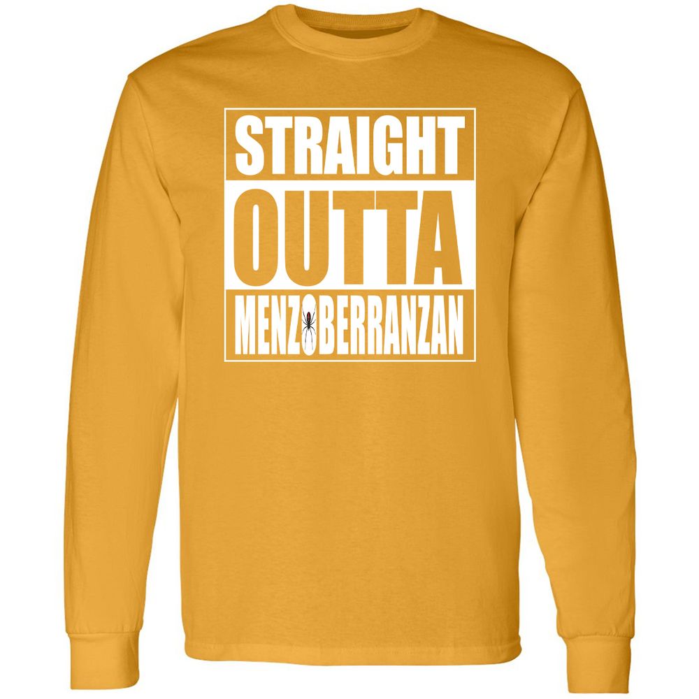 Straight Outta Menzoberranzan Long Sleeve T-Shirt - Gold - 9