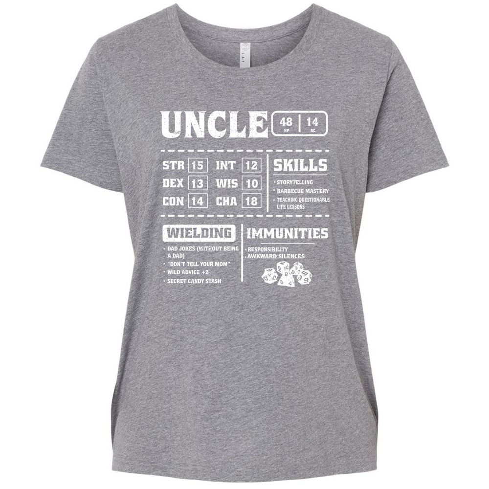 Uncle Stats Ladies Curvy Jersey - Granite Heather - 9