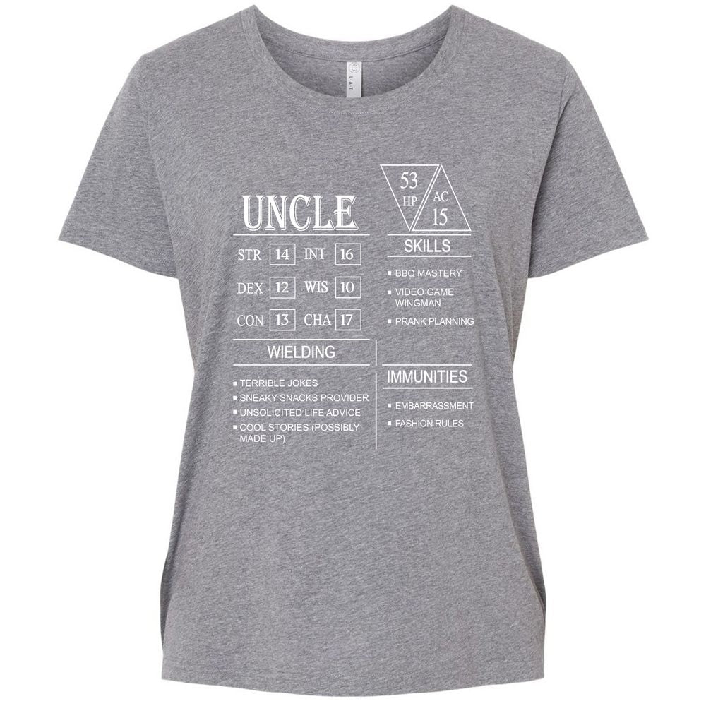 Uncle Stats Ladies Curvy Jersey - Granite Heather - 9