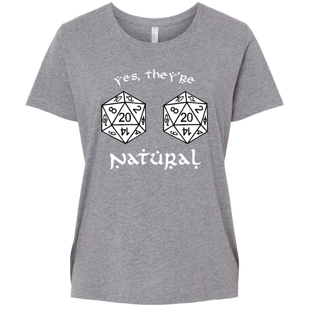 They Are Natural Ladies Curvy Jersey - Granite Heather - 9