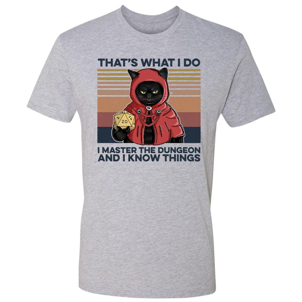 I Master The Dungeons Premium Unisex T-Shirt - Heather Grey - 9