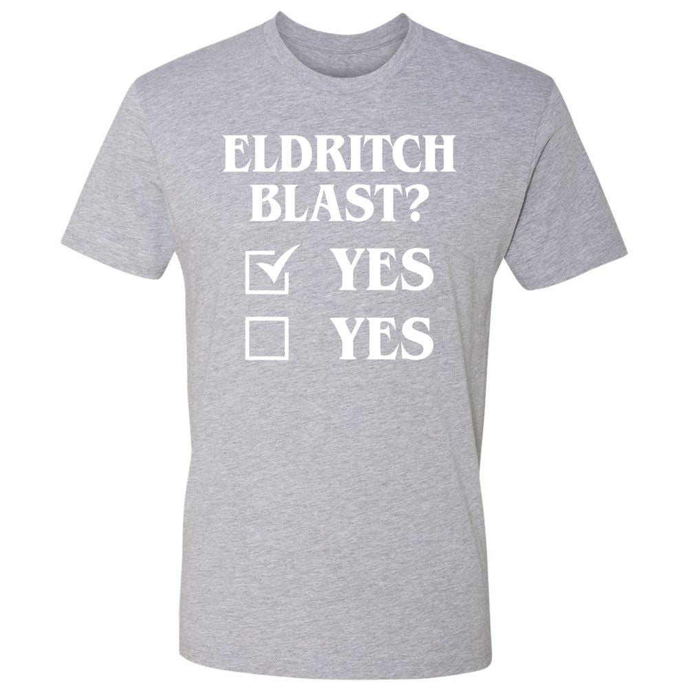 Eldritch Blast Yes Premium Unisex T-Shirt - Heather Grey - 9