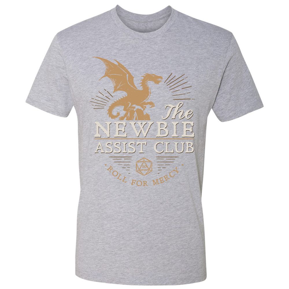 The Newbie Assist Club Premium Unisex T-Shirt - Heather Grey - 9