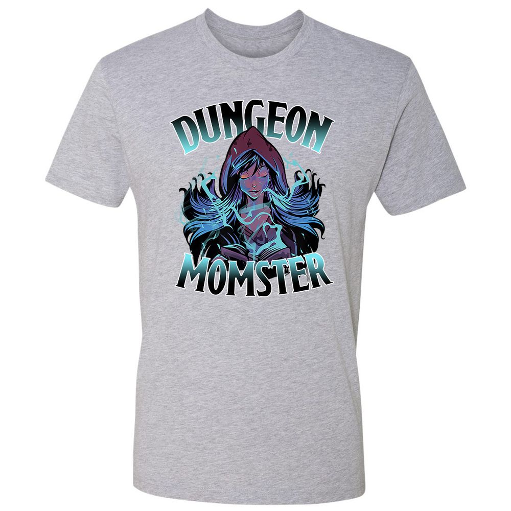 Dungeon Momster Premium Unisex T-Shirt - Heather Grey - 9