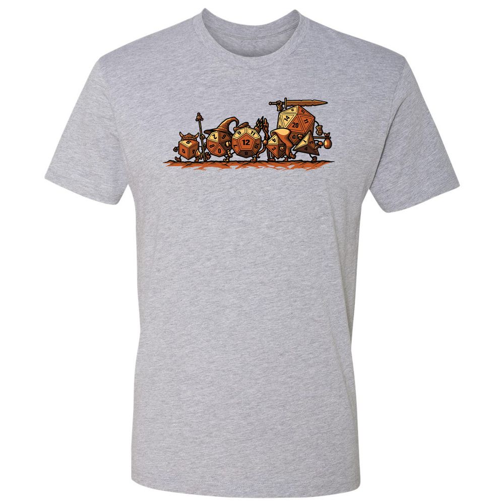 Fellowship Of The Dices Premium Unisex T-Shirt - Heather Grey - 9