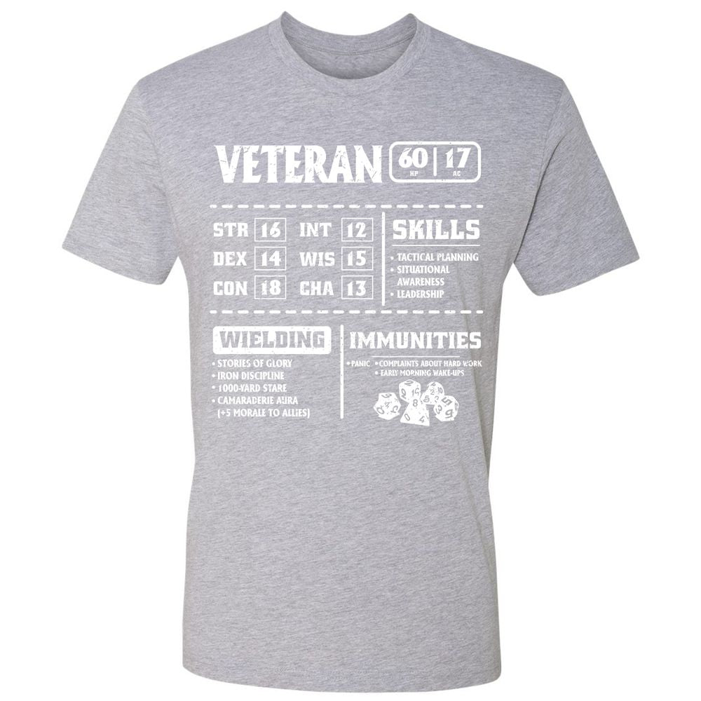 Veteran New Ver. Premium Unisex T-Shirt - Heather Grey - 9