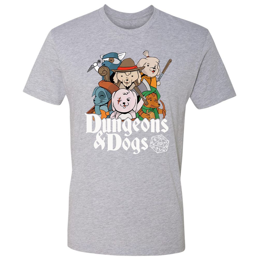 Dungeons & Dogs Premium Unisex T-Shirt - Heather Grey - 9