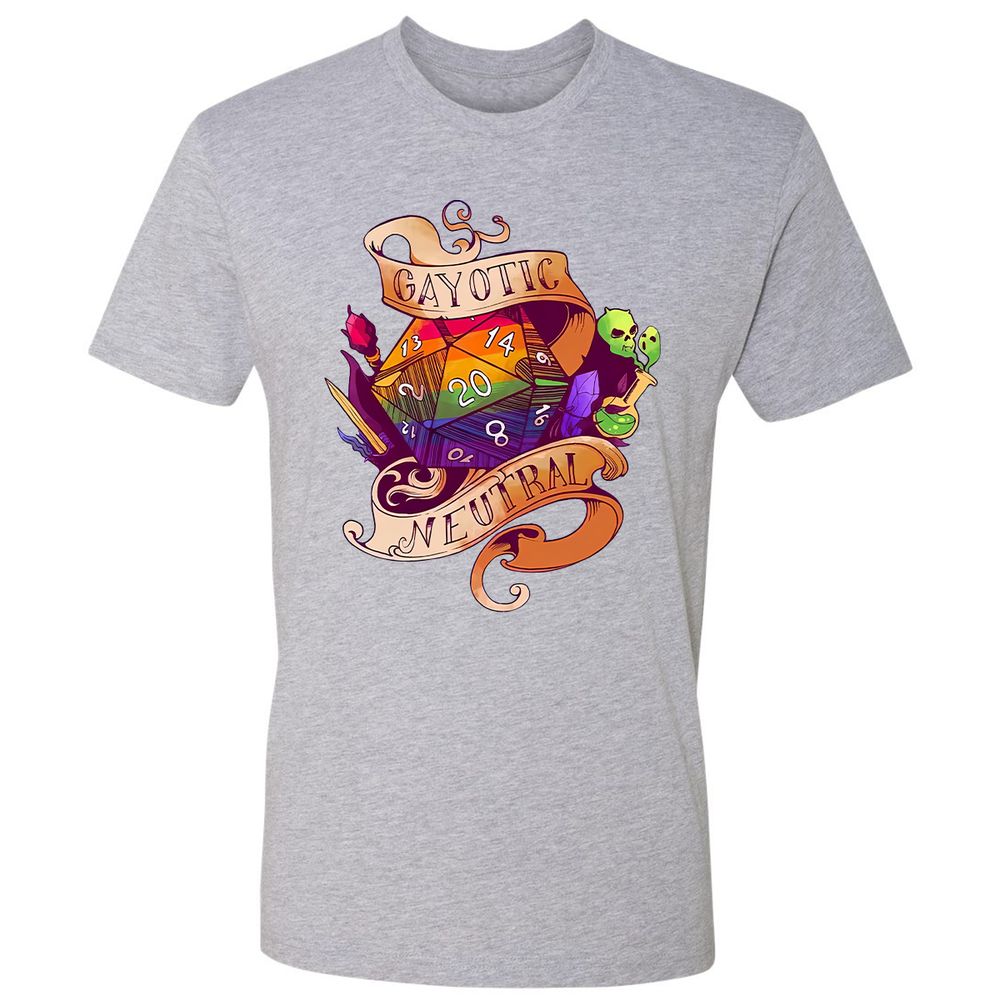 Gayotic Neutral Premium Unisex T-Shirt - Heather Grey - 9